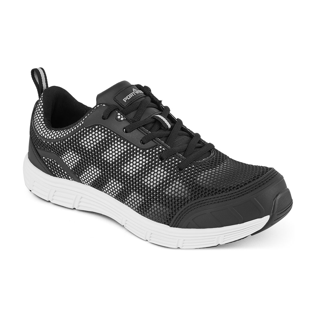 Portwest Steelite Tove Trainer munkavédelmi cipő S1P fekete / fehér 46