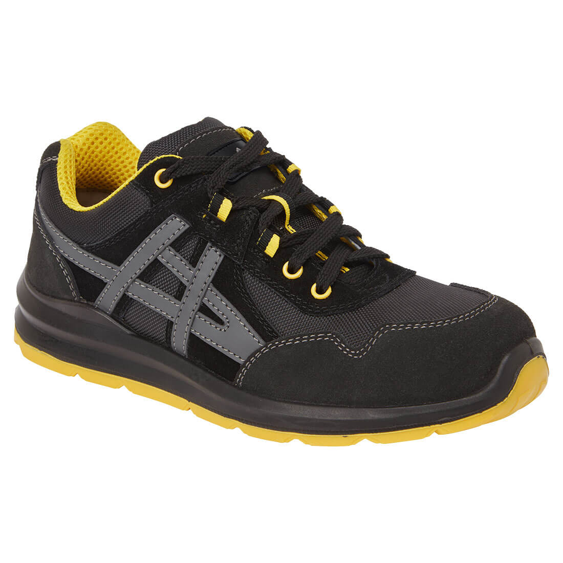Portwest Steelite Mersey Trainer S1 munkavédelmi cipő fekete 44