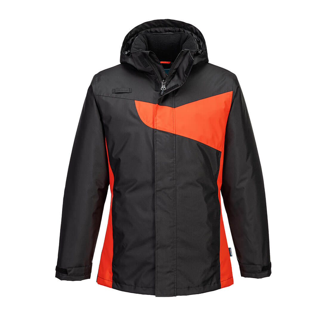 Portwest PW2 Winter Jacket fekete / piros 3XL