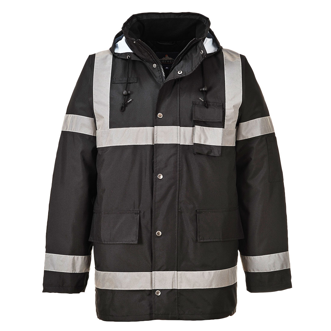 Portwest Iona Lite munkavédelmi kabát fekete 3XL