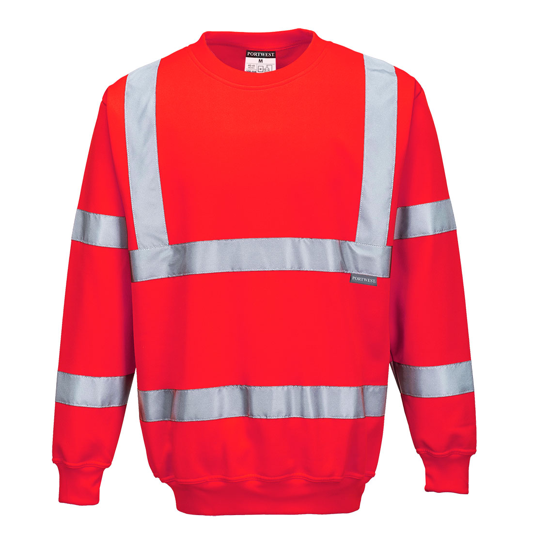 Portwest Jól láthatósági pulóver piros 3XL
