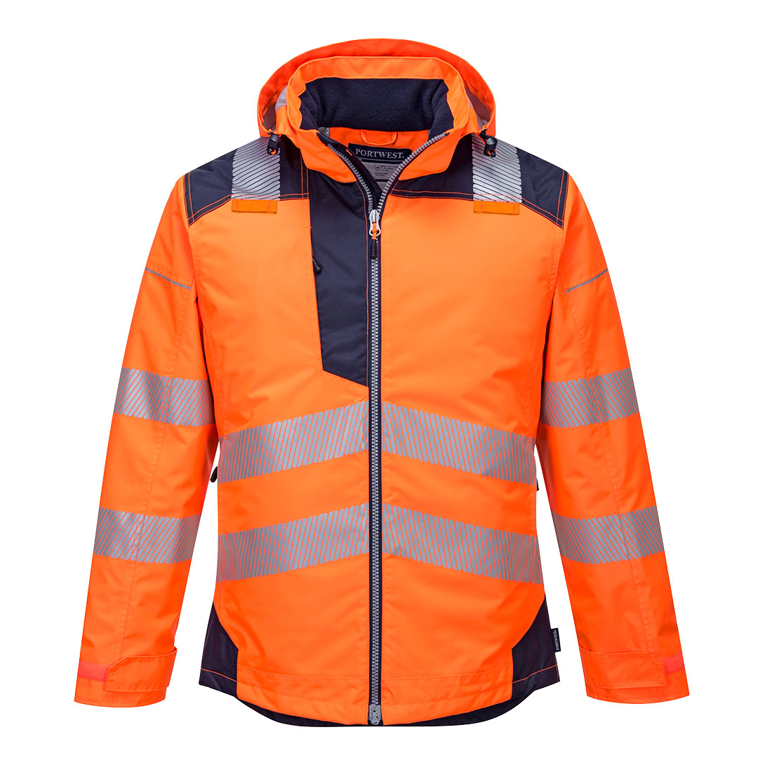 Portwest Vision Hi-Vis télikabát narancs / tengerészkék L