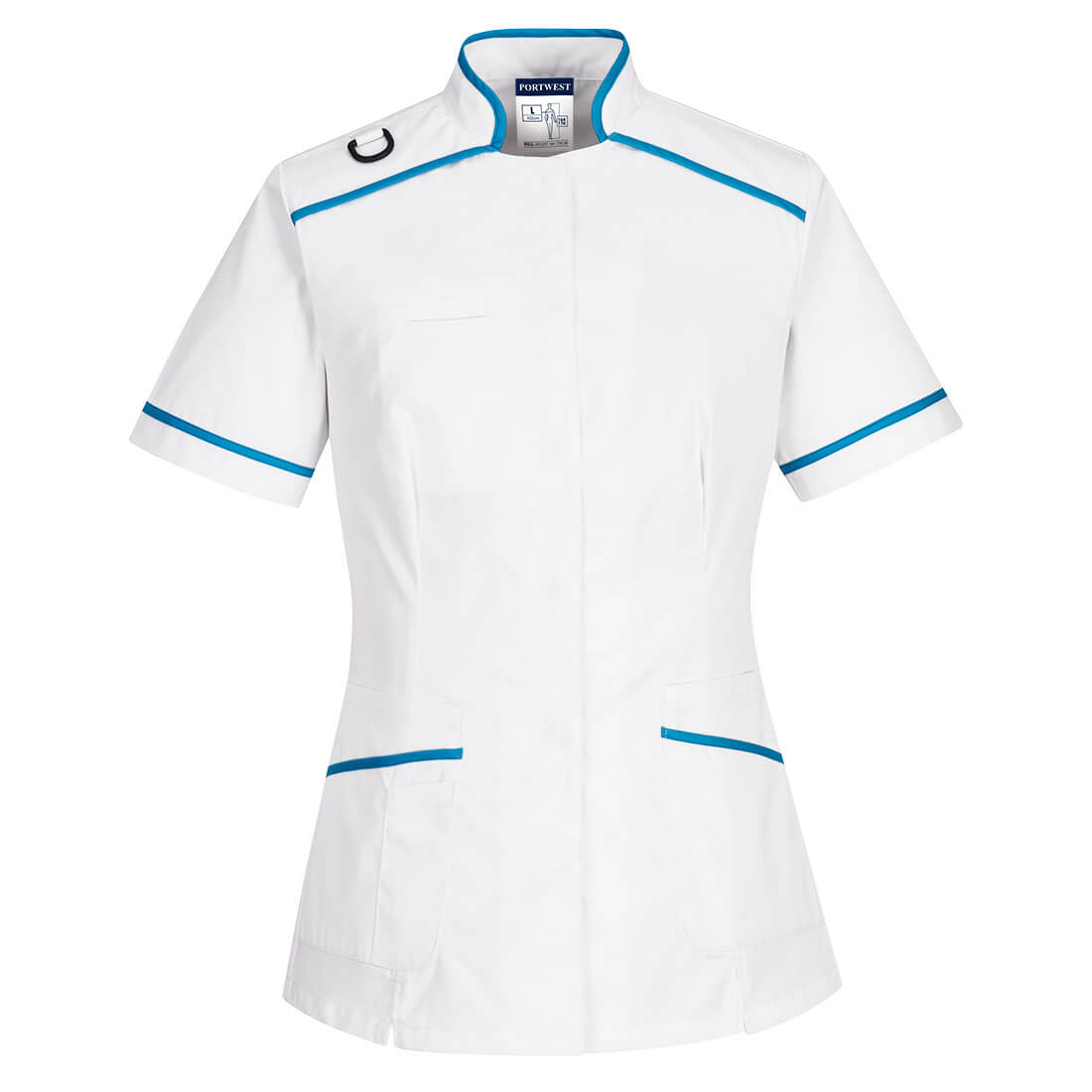 Portwest Medical Tunic fehér / vízkék XL