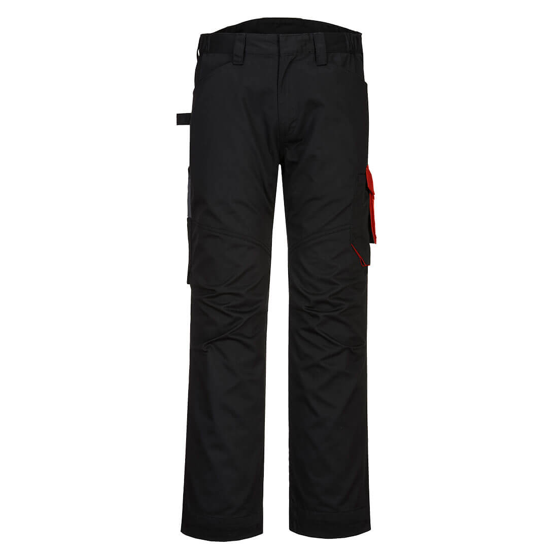 Portwest PW2 Service nadrág fekete / piros 44 (2XL)