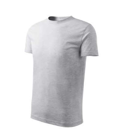 MALFINI® Póló gyerek világosszürke melírozott 146 cm/10 éves