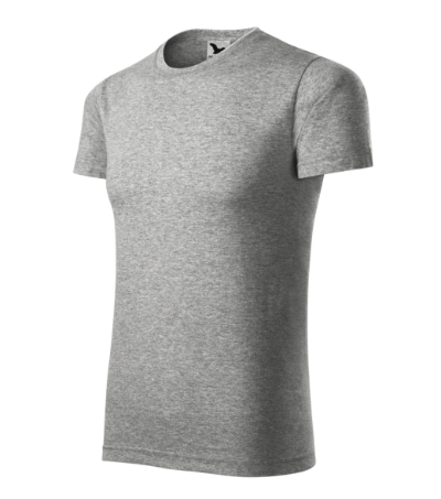 MALFINI® Póló unisex sötétszürke melírozott 3XL