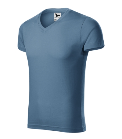 MALFINI® Póló férfi farmerkék XL