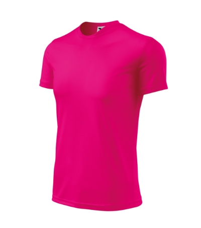 MALFINI® Póló gyerek neon rózsaszín 122 cm/6 éves