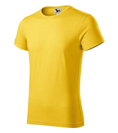 MALFINI® Póló férfi sárga melírozott 3XL