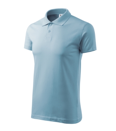 MALFINI® Galléros póló férfi égszínkék 2XL