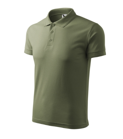 MALFINI® Galléros póló férfi khaki XL