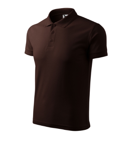 MALFINI® Galléros póló férfi kávé 3XL