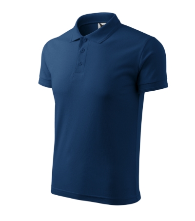 MALFINI® Galléros póló férfi éjkék 3XL