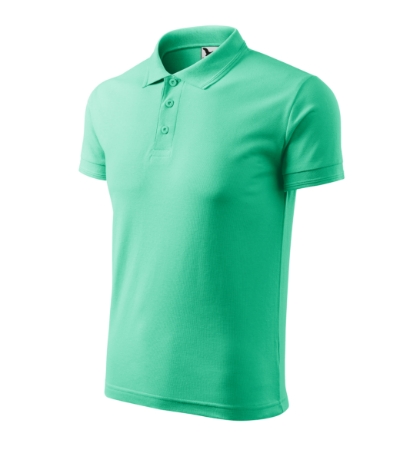 MALFINI® Galléros póló férfi menta 3XL