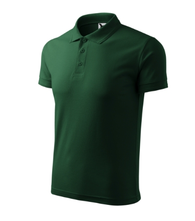 MALFINI® Galléros póló férfi dark green XL