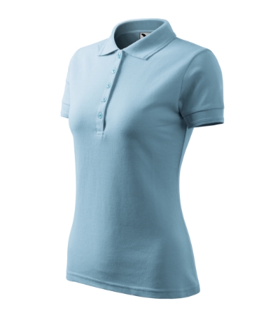 MALFINI® Galléros póló női égszínkék 2XL