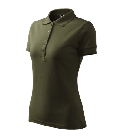 MALFINI® Galléros póló női military XL