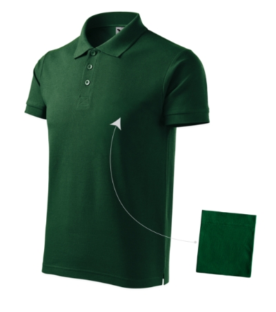 MALFINI® Galléros póló férfi dark green M