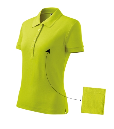 MALFINI® Galléros póló női lime XL