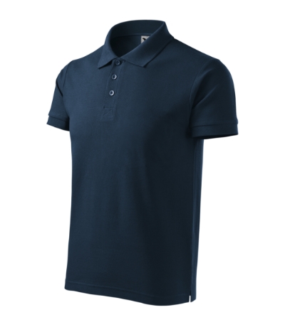 MALFINI® Galléros póló férfi tengerészkék 3XL