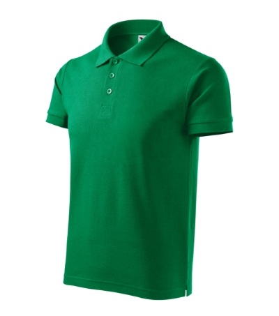 MALFINI® Galléros póló férfi fűzöld 3XL
