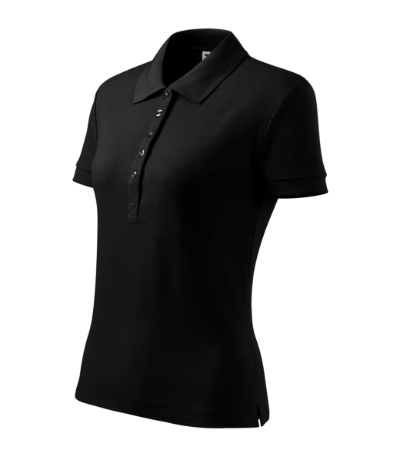 MALFINI® Galléros póló női fekete 2XL