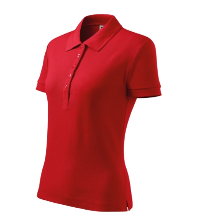MALFINI® Galléros póló női piros XS