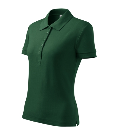 MALFINI® Galléros póló női dark green M