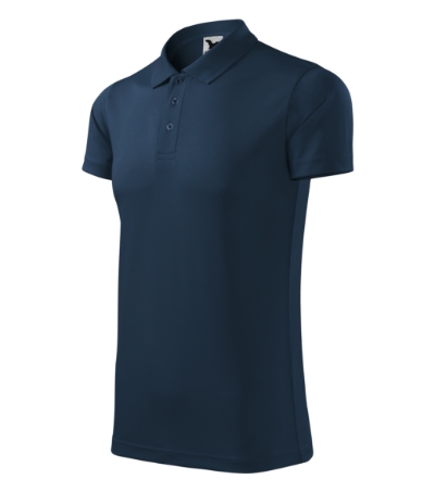 MALFINI® Galléros póló unisex tengerészkék S