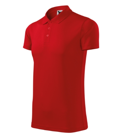 MALFINI® Galléros póló unisex piros 2XL