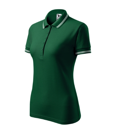 MALFINI® Galléros póló női dark green 2XL