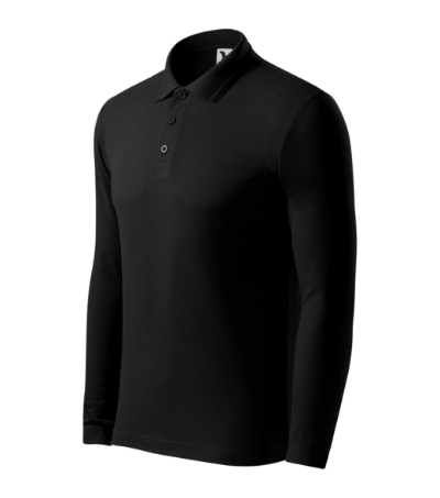 MALFINI® Galléros póló férfi fekete 2XL