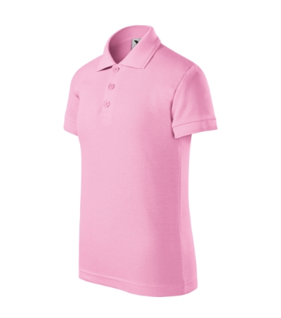MALFINI® Galléros póló gyerek rózsaszín 158 cm/12 éves