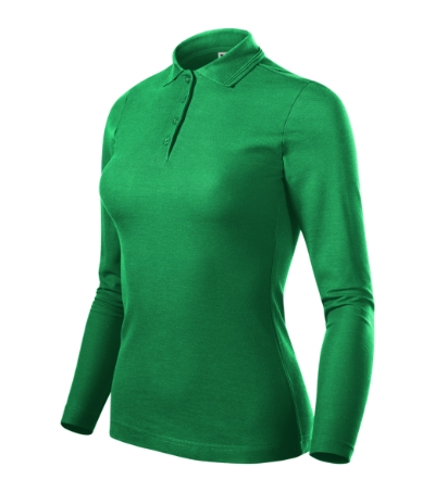 MALFINI® Galléros póló női fűzöld XL