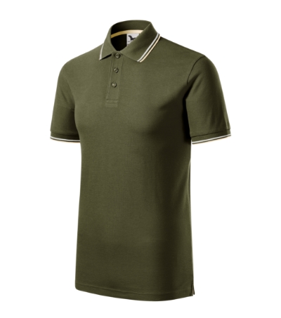 MALFINI® Galléros póló férfi military 2XL