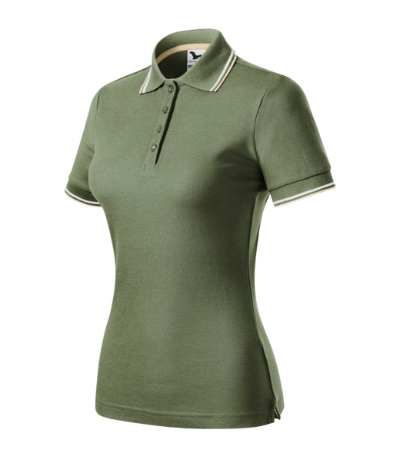 MALFINI® Galléros póló női khaki XS