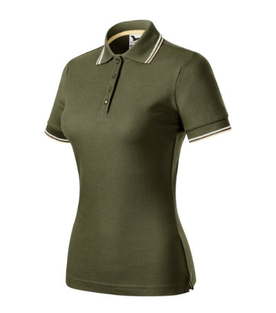MALFINI® Galléros póló női military S