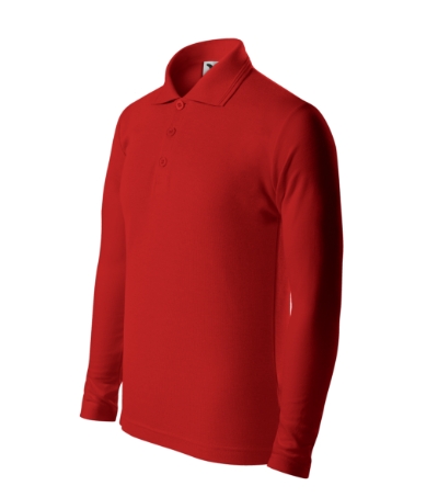 MALFINI® Galléros póló gyerek piros 158 cm/12 éves