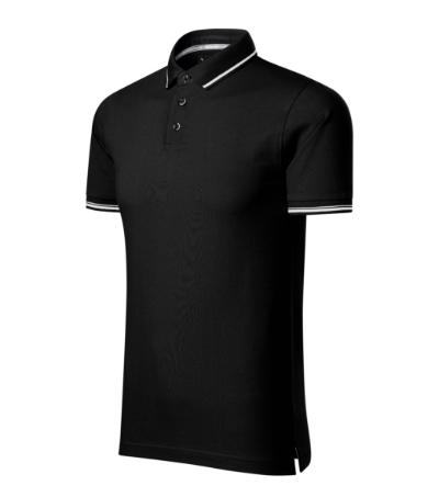 MALFINI Premium® Galléros póló férfi fekete 3XL