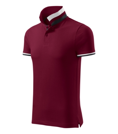 MALFINI Premium® Galléros póló férfi garnet XL
