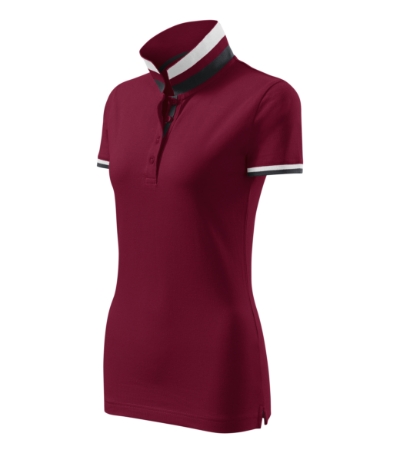 MALFINI Premium® Galléros póló női garnet 2XL