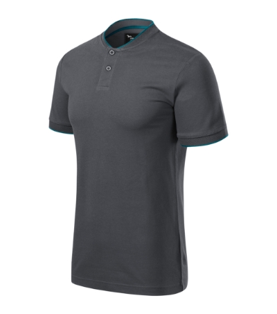 MALFINI Premium® Galléros póló férfi light anthracite 2XL
