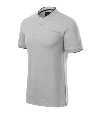 MALFINI Premium® Galléros póló férfi ezüstszürke 2XL