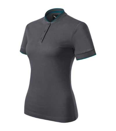 MALFINI Premium® Galléros póló női light anthracite L