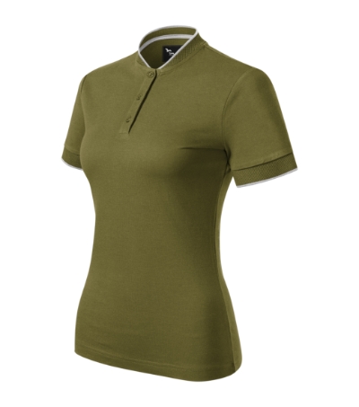 MALFINI Premium® Galléros póló női avokádózöld XL