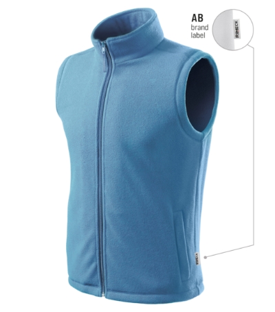 RIMECK® Polár mellény unisex azúrkék 14 (brand label) XS