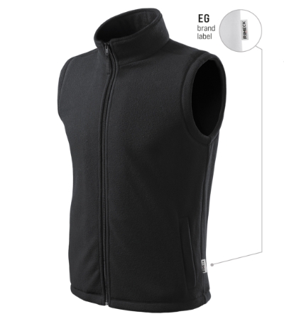 RIMECK® Polár mellény unisex ébenszürke 94 (brand label) S