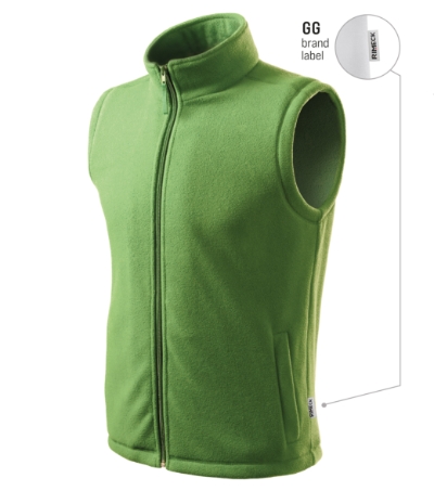 RIMECK® Polár mellény unisex borsózöld 39 (brand label) XS