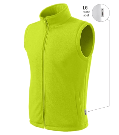RIMECK® Polár mellény unisex lime 62 (brand label) M