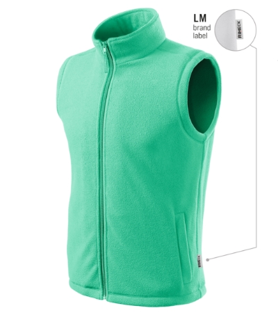 RIMECK® Polár mellény unisex menta 95 (brand label) S
